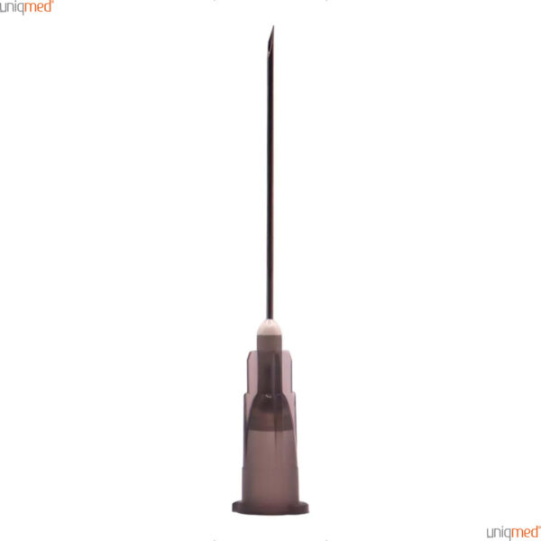 Kit 100 un Agulha HiPodérmica Descartável 25x0,7 22g Uniqmed - Imagem 2